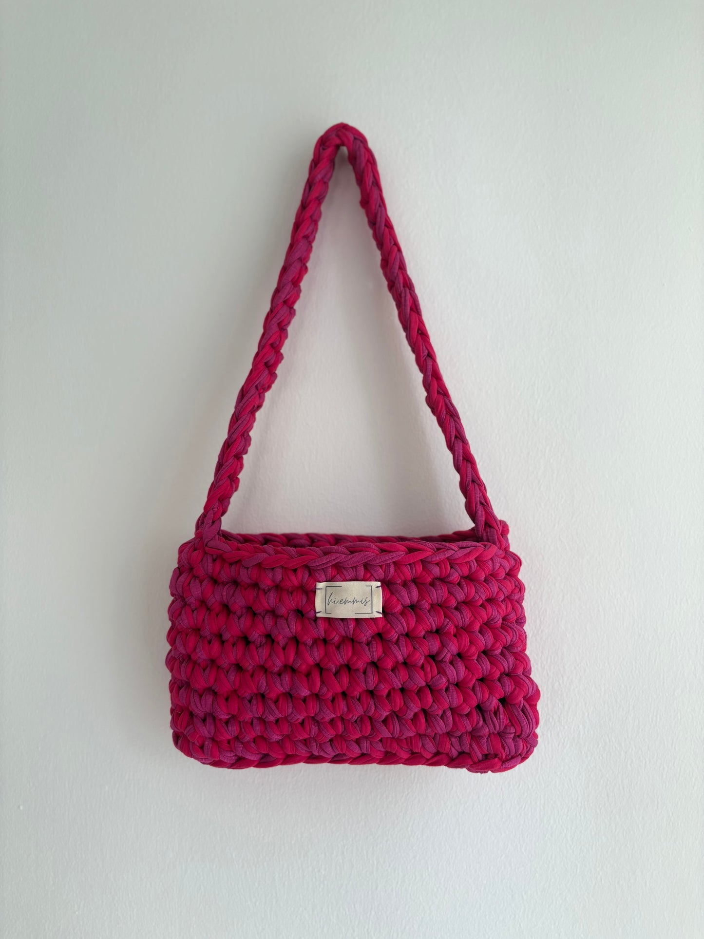 Crochet Bag ,ROMI‘ • Häkeltasche • Pink mix