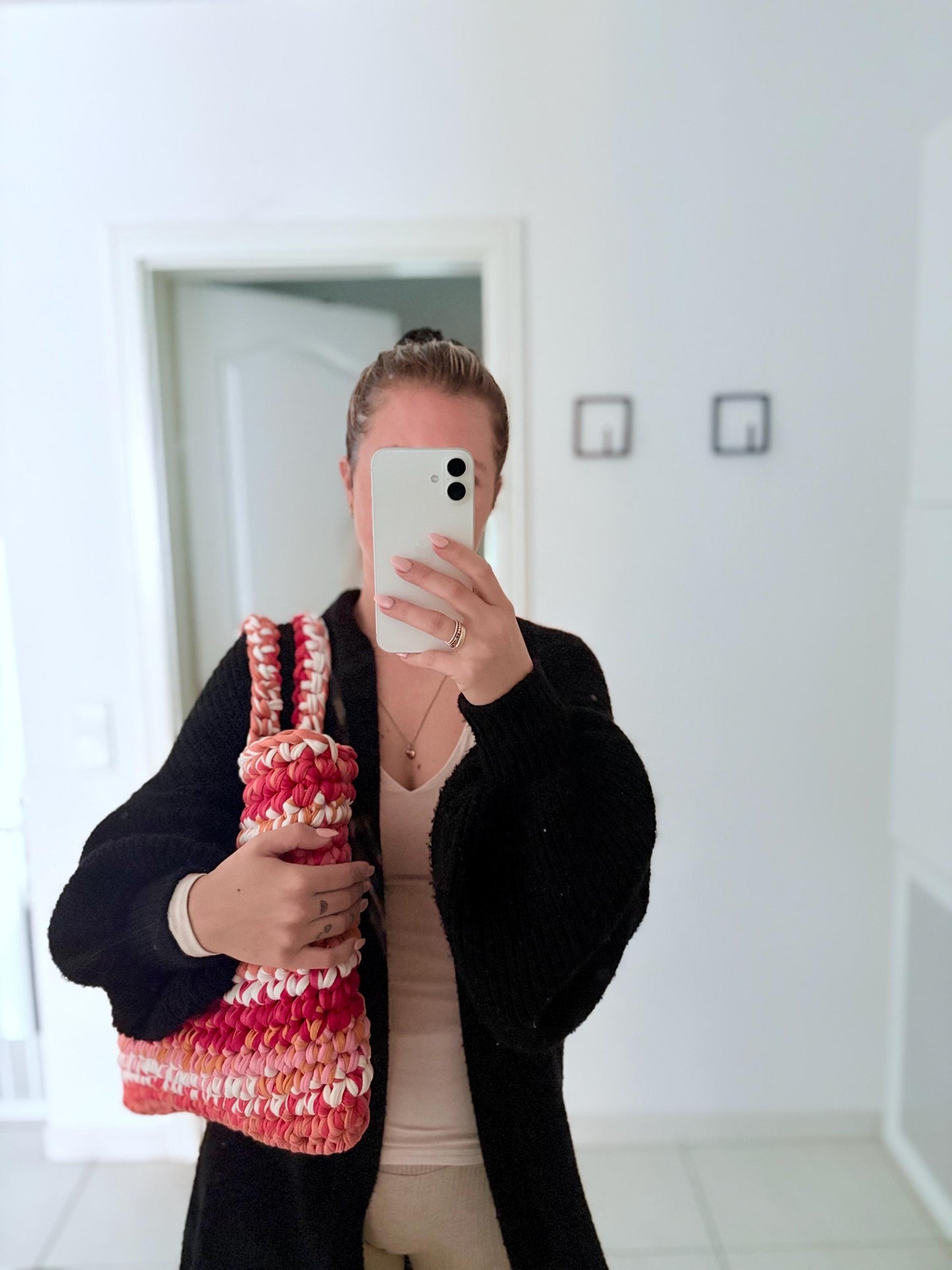 Crochet Bag ,LINE’ • Häkeltasche • Shopper • Mommy Bag