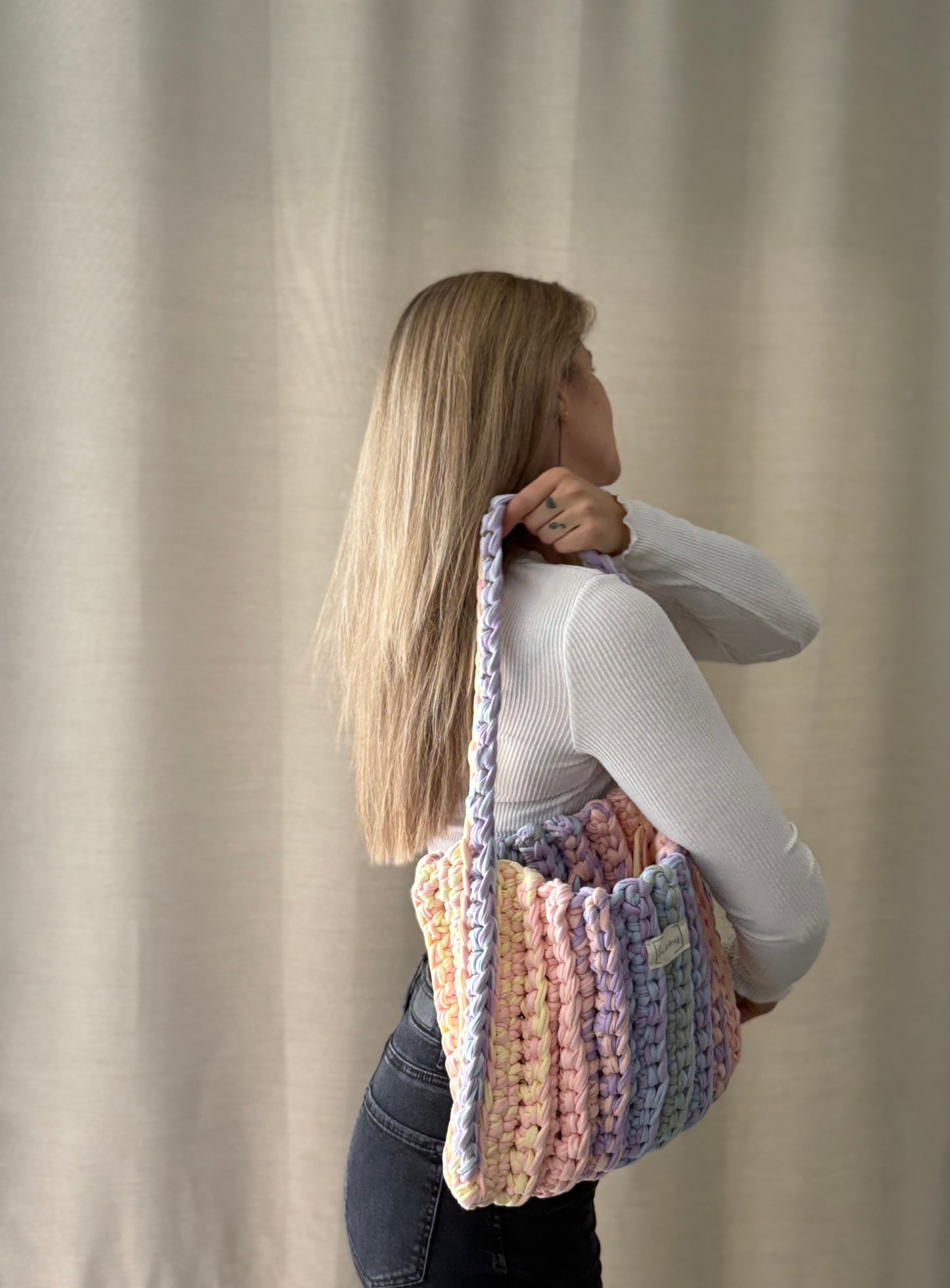 Crochet Bag ,APRIL‘ • Häkeltasche • Pastell