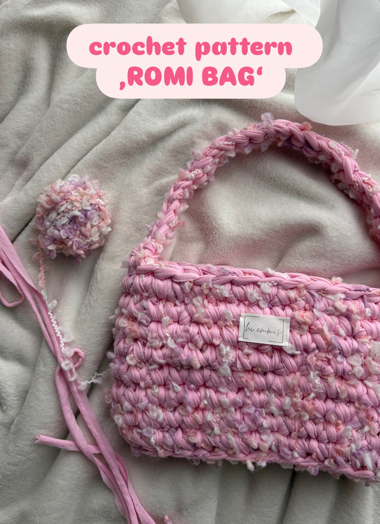 Crochet Pattern ,ROMI’ Bag