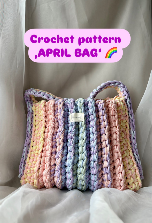 Crochet Pattern ,APRIL’ Bag