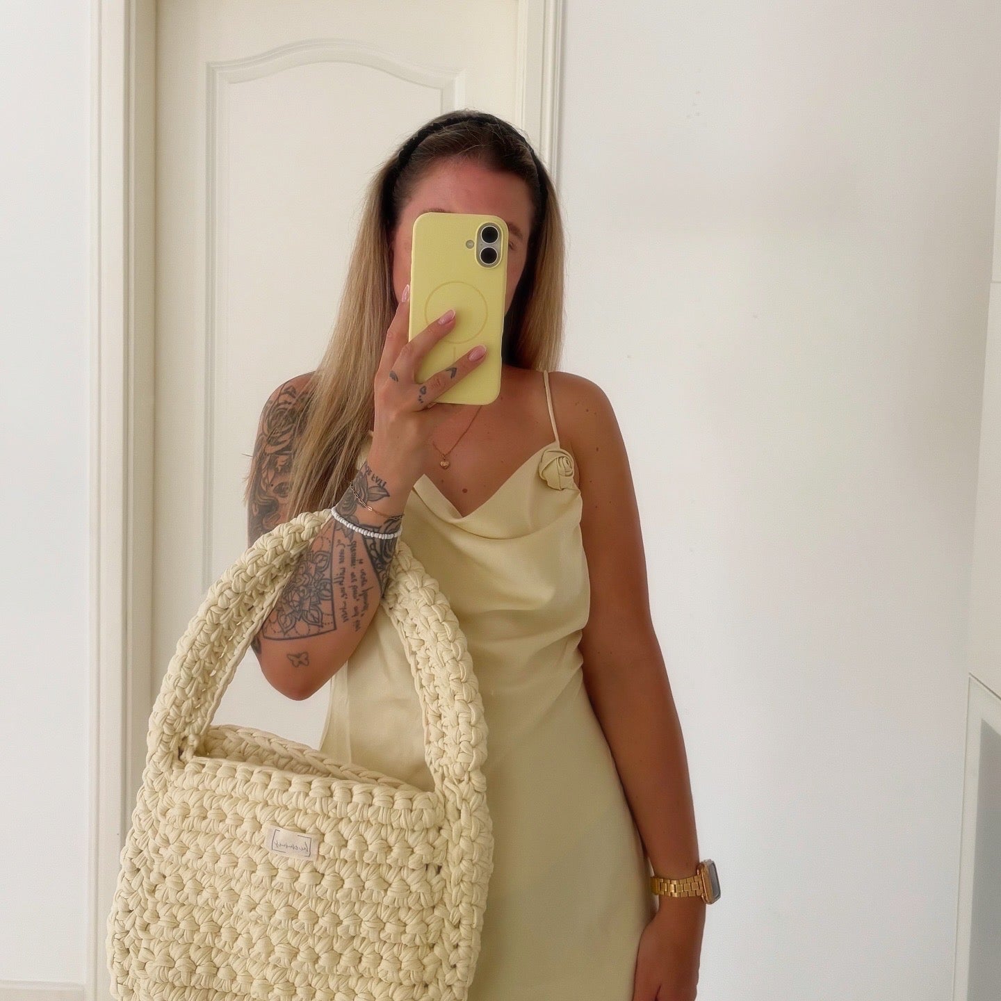 Crochet Bag ,LIV‘ • Häkeltasche • Unifarben