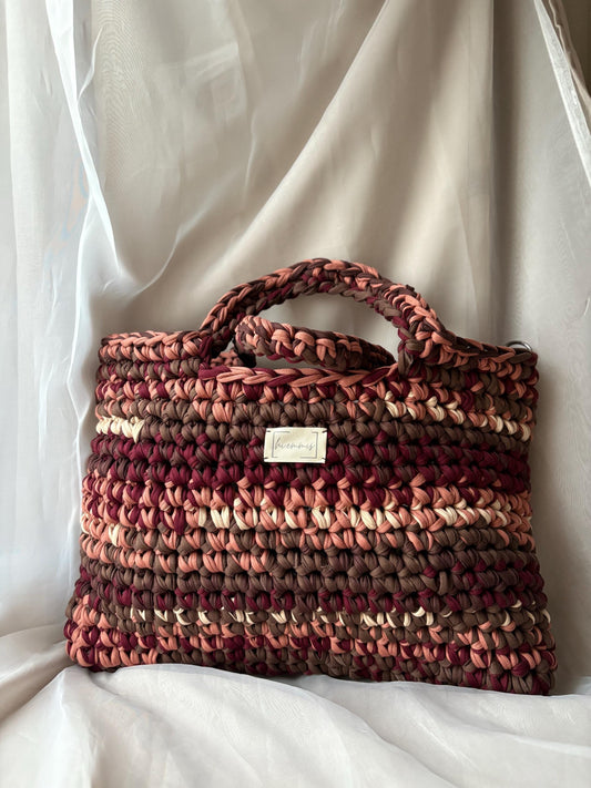 Crochet Bag ,LINE’ • Häkeltasche • Shopper • Mommy Bag