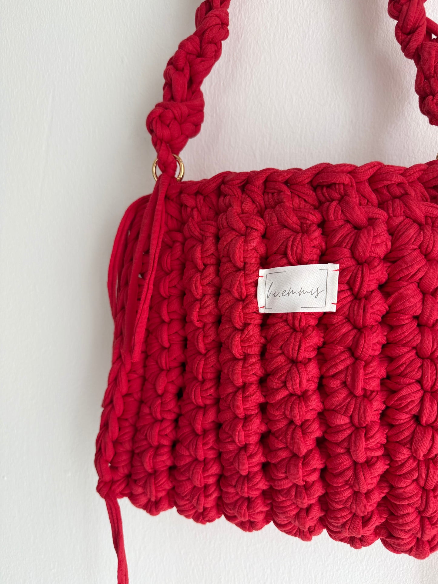 Crochet Bag ,Laura‘• Häkeltasche • rot