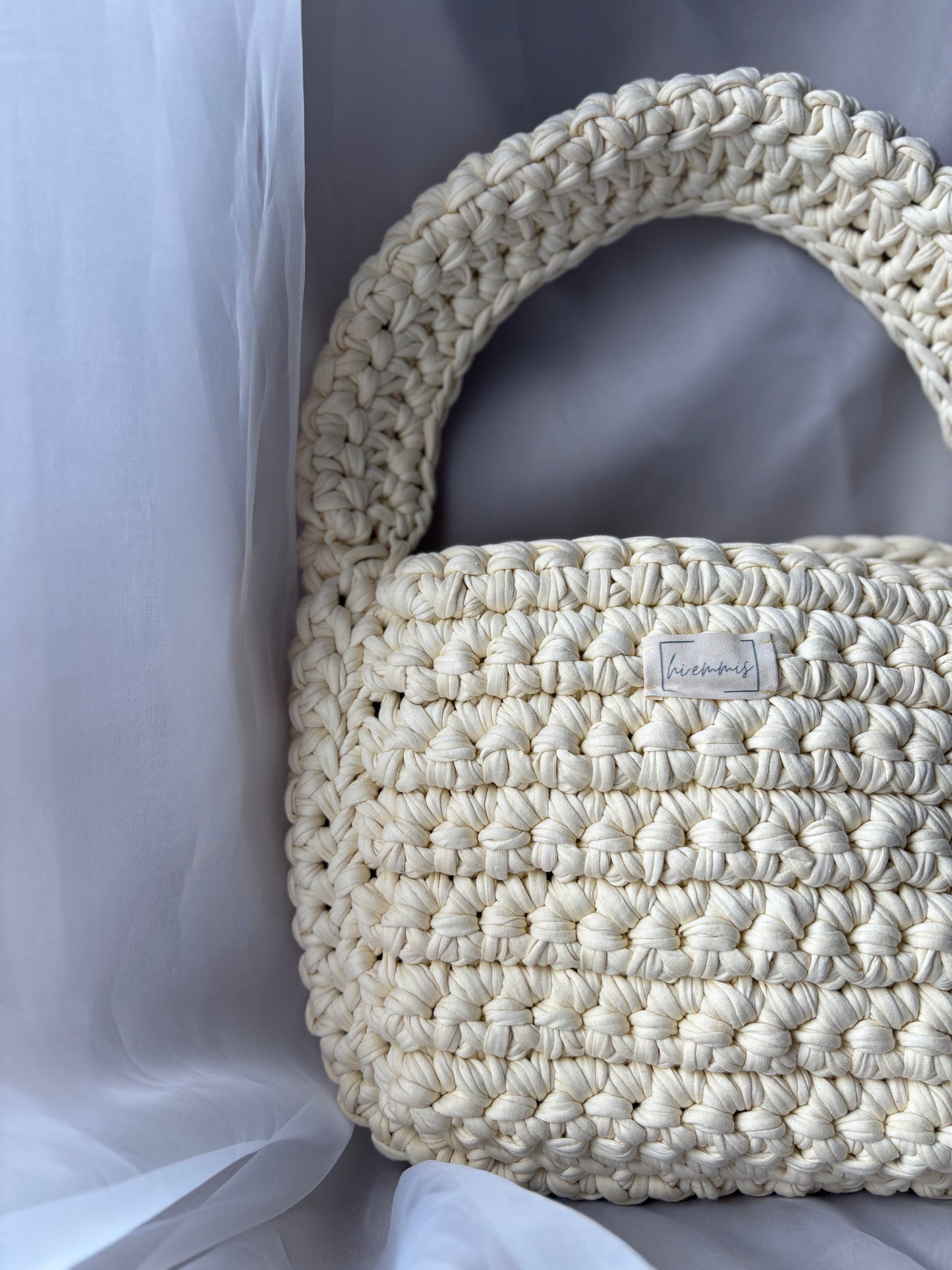 Crochet Bag ,LIV‘ • Häkeltasche • Unifarben