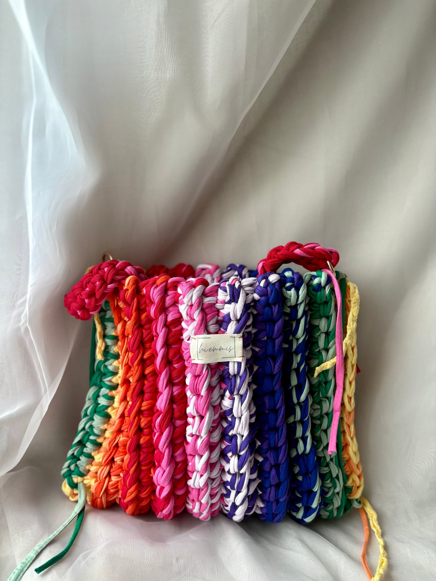 Crochet Bag ,APRIL‘ • Häkeltasche • Bunt