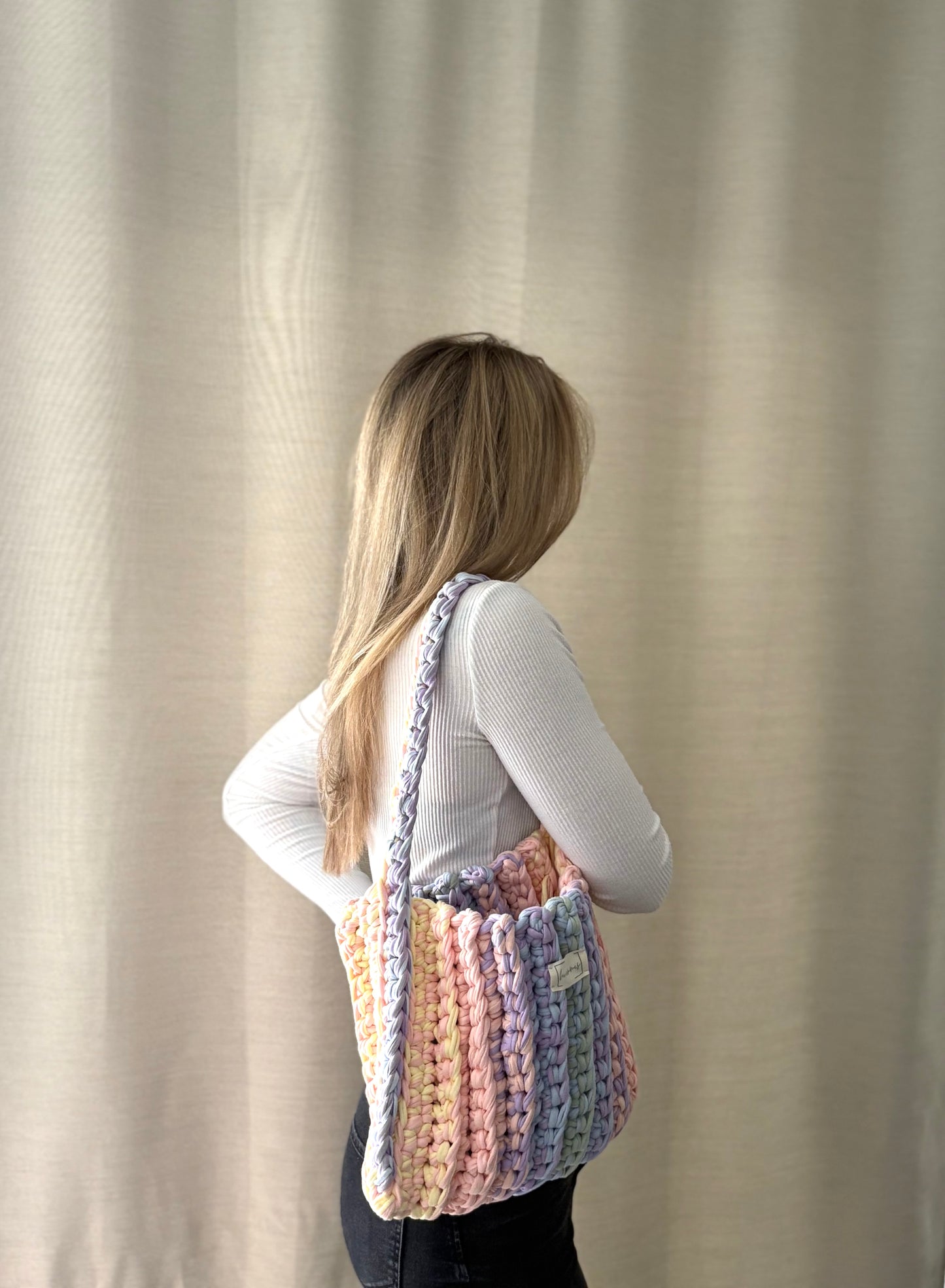Crochet Bag ,APRIL‘ • Häkeltasche • Pastell