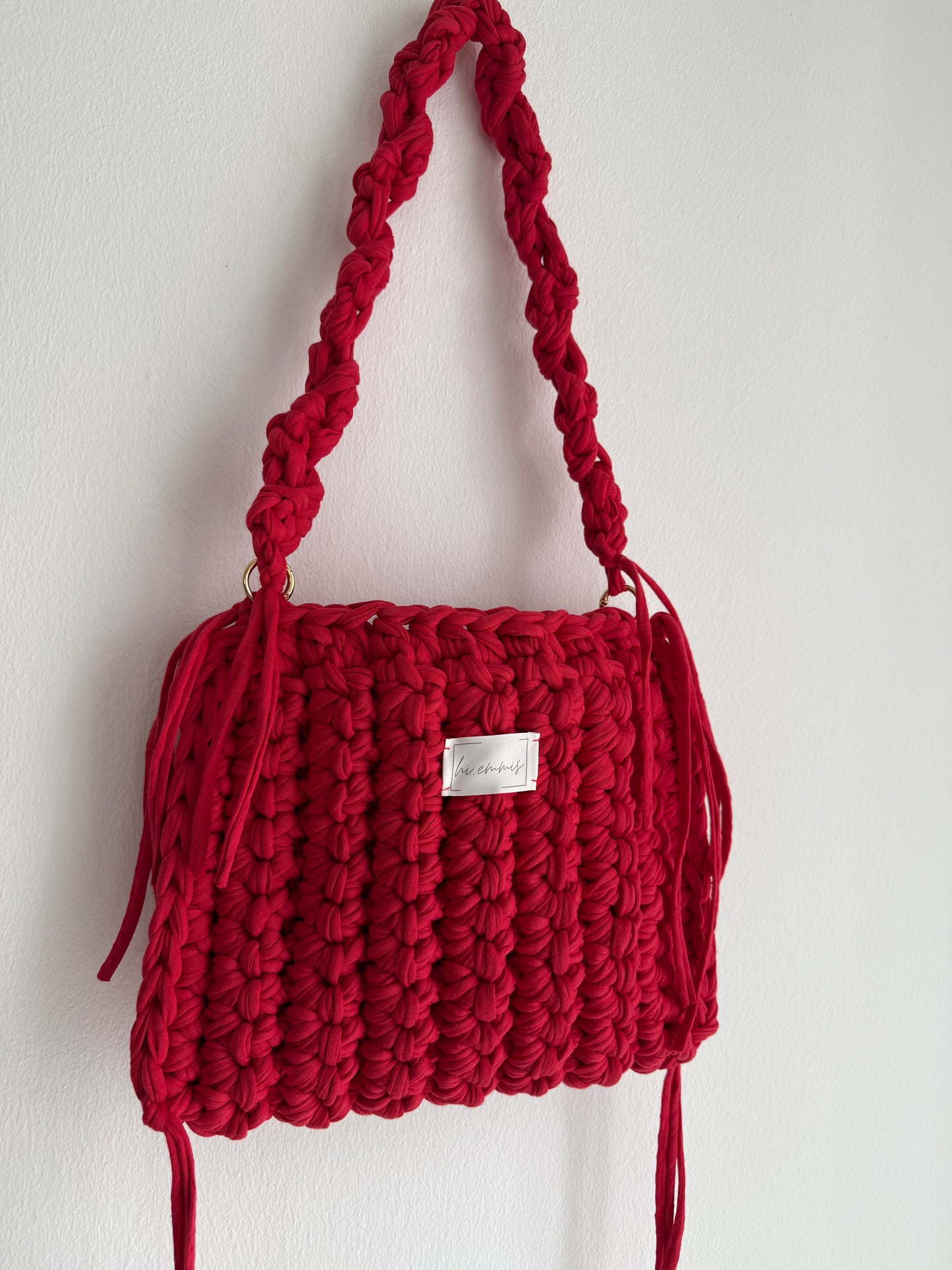 Crochet Bag ,Laura‘• Häkeltasche • rot