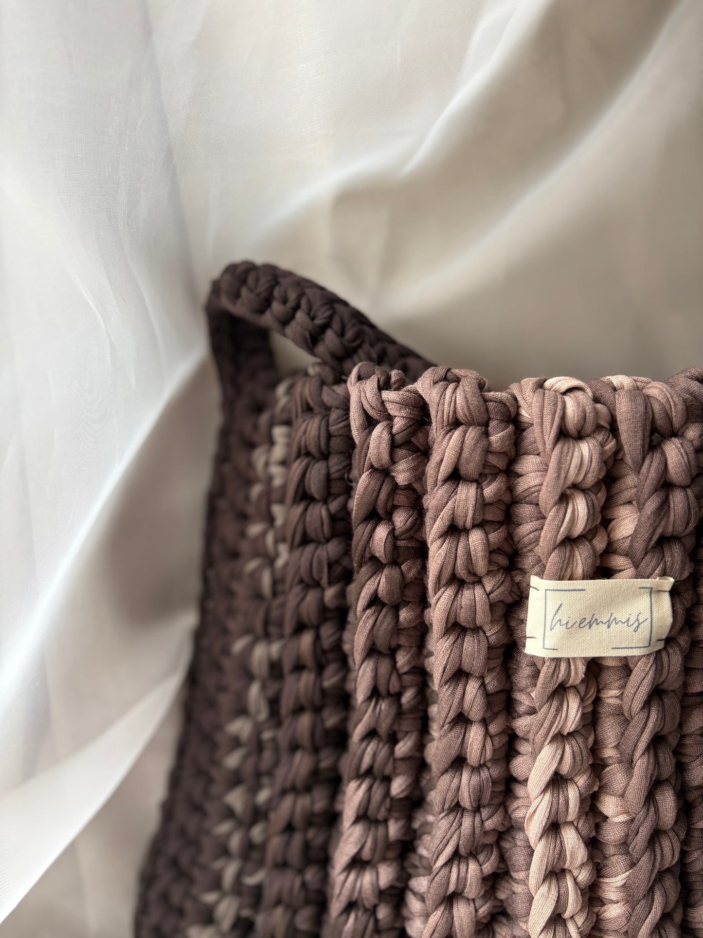 Crochet Bag ,APRIL‘ • Häkeltasche • Braun mix • LIMITIERT