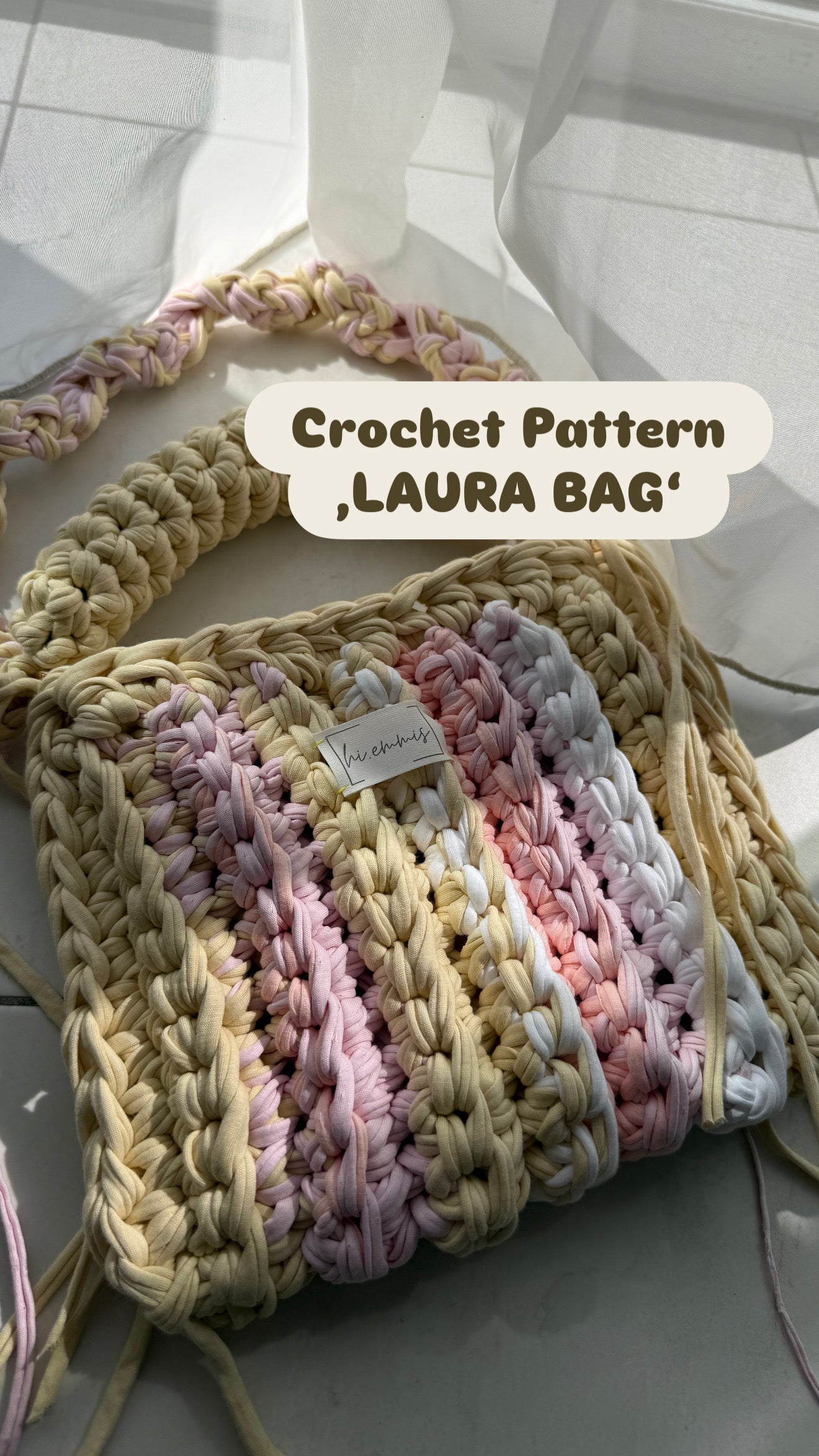 Crochet Pattern ,LAURA’ Bag