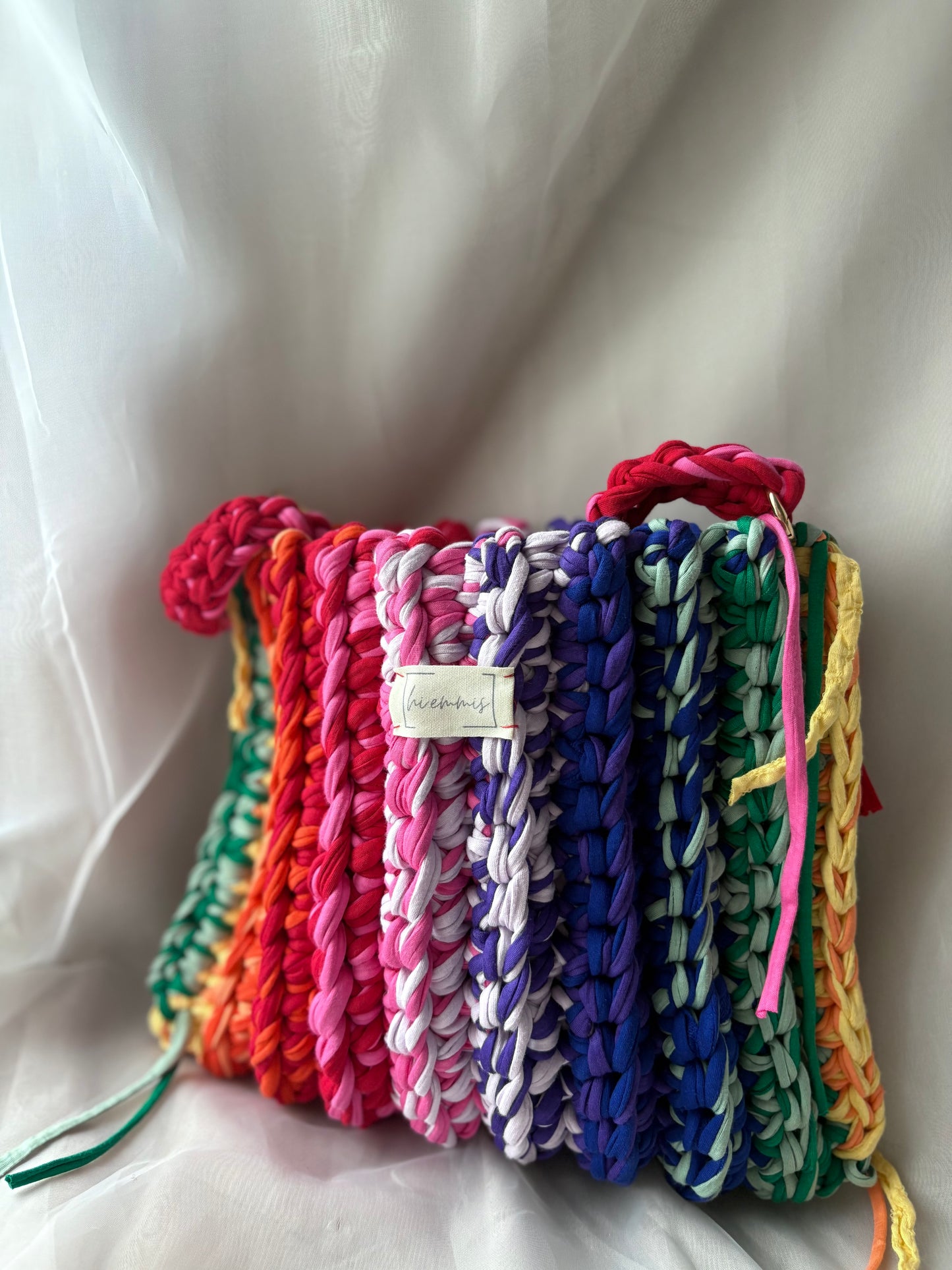 Crochet Bag ,APRIL‘ • Häkeltasche • Bunt