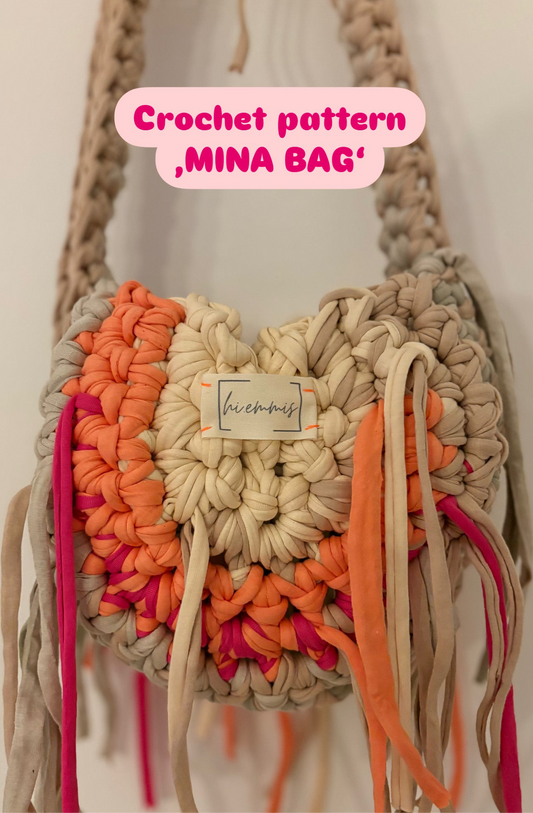 Crochet Pattern ,MINA’ Bag