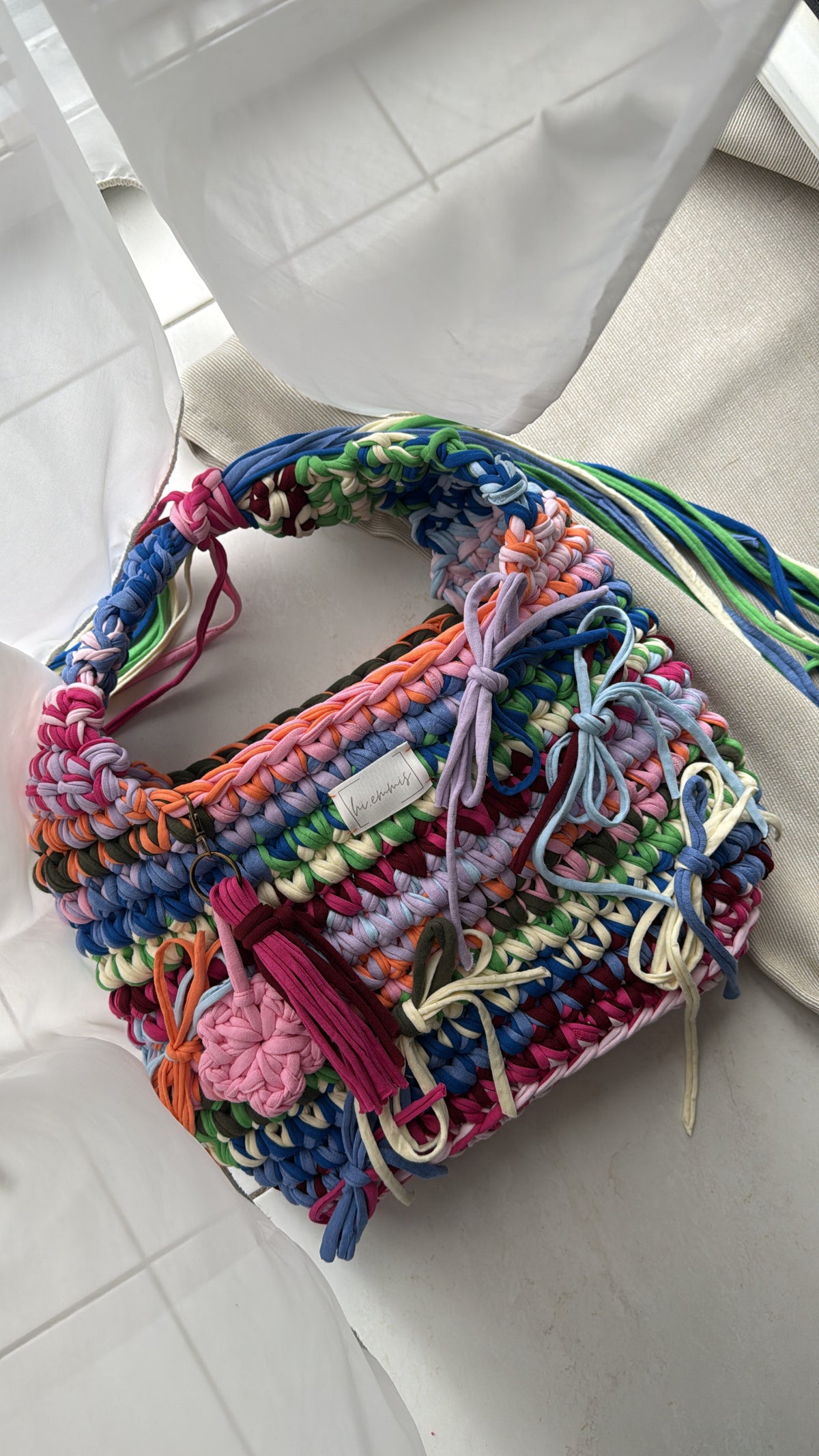 Crochet Bag ,Community‘• Häkeltasche • Bunt
