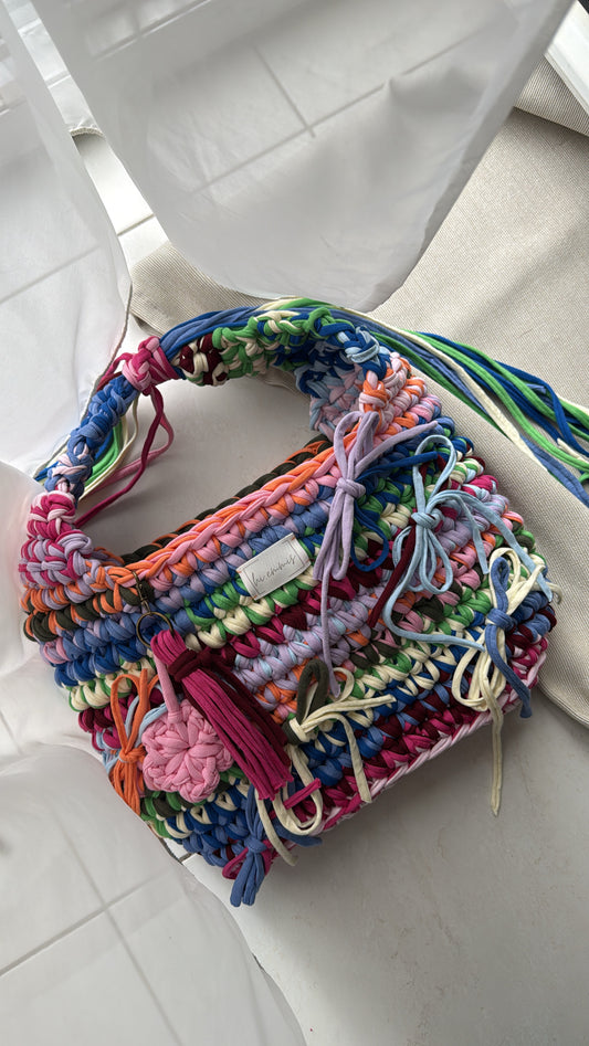 Crochet Bag ,Community‘• Häkeltasche • Bunt
