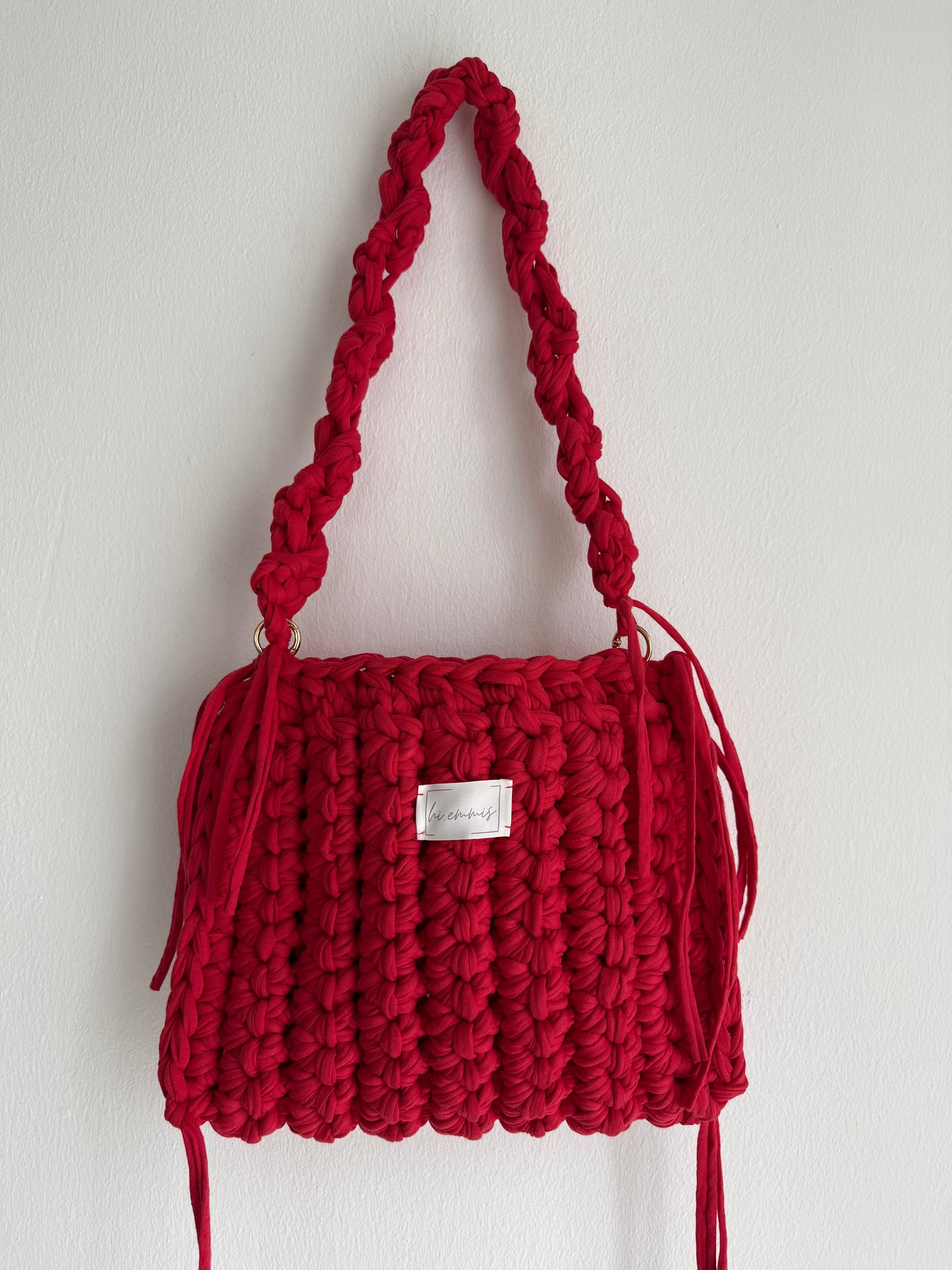 Crochet Bag ,Laura‘• Häkeltasche • rot
