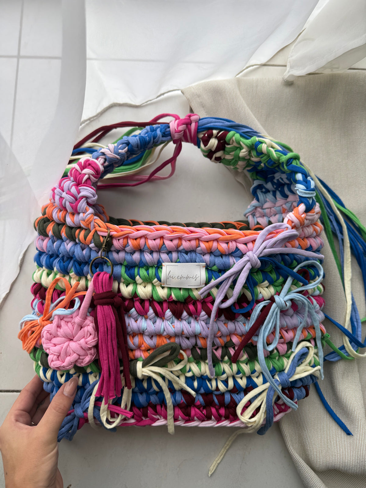 Crochet Bag ,Community‘• Häkeltasche • Bunt