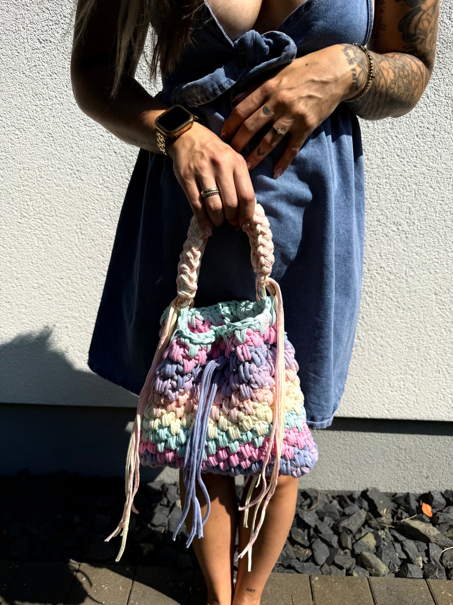 Crochet Bag ,SASA‘ • Häkeltasche • Bunt