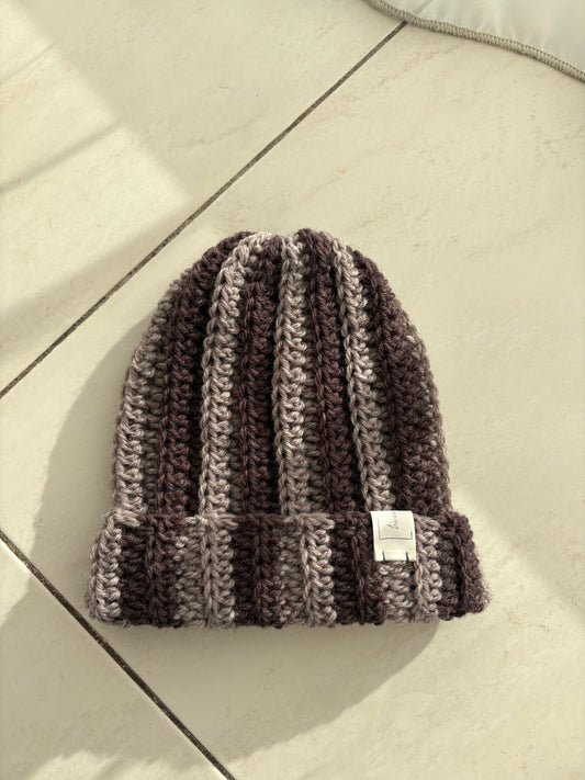 Crochet Mütze ,Mimi‘ • gestreift
