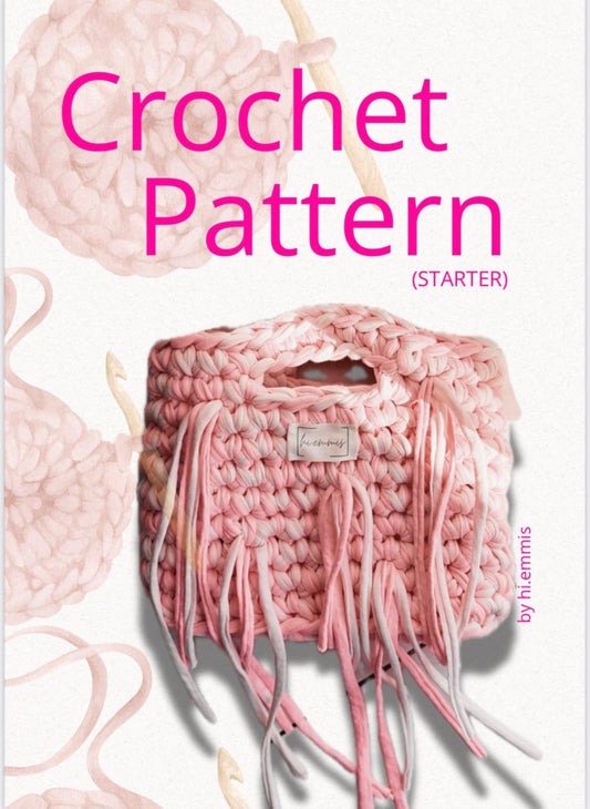 Crochet Pattern ,LINE’ Bag STARTER PDF